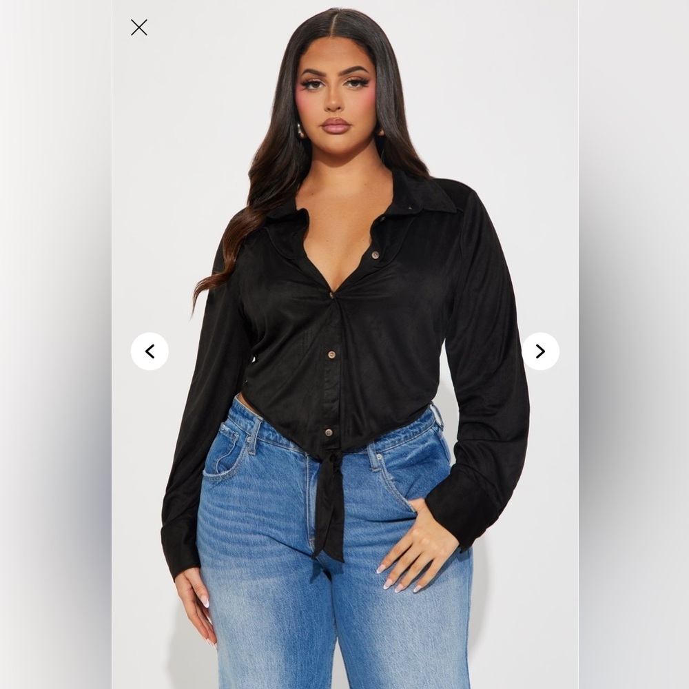 Faux Suede Shirt - sold out online - Picture 4 of 5